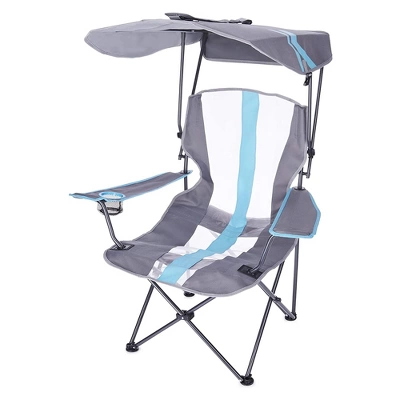 Kelsyus Premium Portable Camping Folding Outdoor Lawn Chair W/ 50+ UPF Canopy, Cup Holder, & Carry Strap, For Sports, Beach, Lake, Pool 3 Kelsyus Premium Portable Camping Folding Outdoor Lawn Chair W/ 50+ UPF Canopy, Cup Holder, & Carry Strap, For Sports, Beach, Lake, Pool