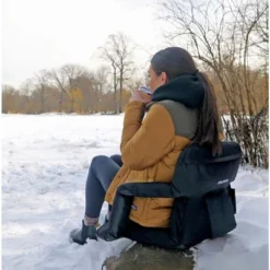 Alpcour Heated Reclining Stadium Seat With Armrests