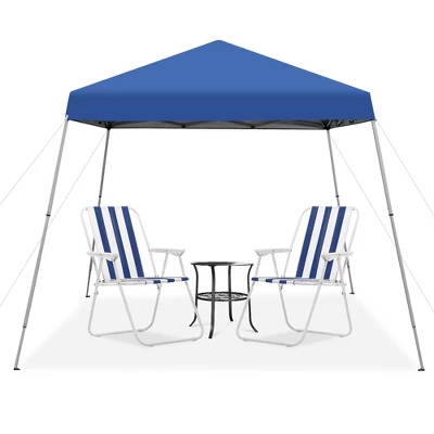 Costway 10x10ft Patio Outdoor Instant Pop-up Canopy Slanted Leg UPF50+ Sun Shelter 11 Costway 10x10ft Patio Outdoor Instant Pop-up Canopy Slanted Leg UPF50+ Sun Shelter - Image 9