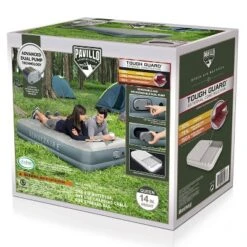 Bestway AlwayzAire 14" Inflatable Air Mattress 2 Person Queen-Sized Indoor Bed With Rechargeable USB Electric Built-In Pump, Gray 9 Bestway AlwayzAire 14" Inflatable Air Mattress 2 Person Queen-Sized Indoor Bed With Rechargeable USB Electric Built-In Pump, Gray -Coleman Camp Shop GUEST d113dd70 ec46 41f1 b861 7cb71d437a86