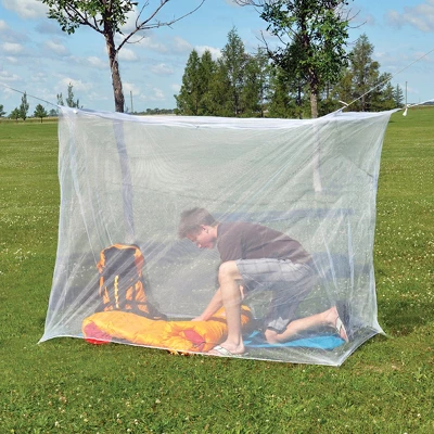 Coghlan's Double Wide Mosquito Net, White, Mesh Netting Protects From Insects 3 Coghlan's Double Wide Mosquito Net, White, Mesh Netting Protects From Insects