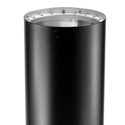 DuraVent DVL 7.25 X 6 Inches Galvanized Steel/Stainless Steel Double Wall Wood Burning Stove Pipe Connector To Vent Smoke/Exhaust, Black 3 DuraVent DVL 7.25 X 6 Inches Galvanized Steel/Stainless Steel Double Wall Wood Burning Stove Pipe Connector To Vent Smoke/Exhaust, Black