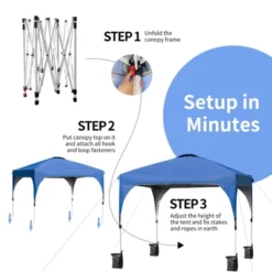 Tangkula Pop-up Canopy Tent 10’ X 10’ Height Adjustable Commercial Instant Canopy W/ Portable Roller Bag Blue/ White/ Grey 21 Tangkula Pop-up Canopy Tent 10’ X 10’ Height Adjustable Commercial Instant Canopy W/ Portable Roller Bag Blue/ White/ Grey -Coleman Camp Shop GUEST d799baa6 027a 4ac2 bc30 c67ea9cb6247