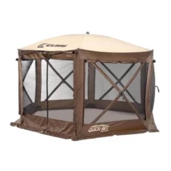 CLAM Quick-Set Pavilion 12.5' X 12.5' Portable Pop-Up Outdoor Camping Gazebo Screen Tent Canopy Shelter & Carry Bag With Floor Tarp Cover Attachment 8 CLAM Quick-Set Pavilion 12.5' X 12.5' Portable Pop-Up Outdoor Camping Gazebo Screen Tent Canopy Shelter & Carry Bag With Floor Tarp Cover Attachment -Coleman Camp Shop GUEST d7ad2b8f 001d 4bba 8093 56f890d05ac1