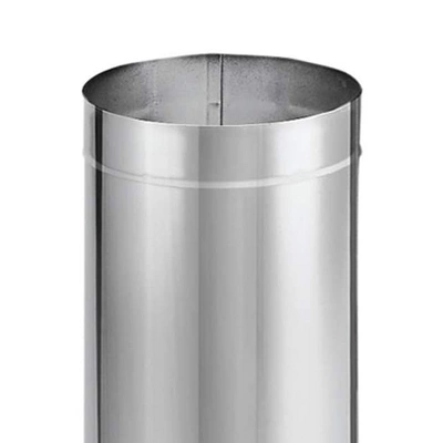 DuraVent DuraBlack 24 X 6 Inches Stainless Steel Single Wall Wood Burning Stove Pipe Connector To Vent Smoke And Exhaust, W/Adjustable Length, Silver 3 DuraVent DuraBlack 24 X 6 Inches Stainless Steel Single Wall Wood Burning Stove Pipe Connector To Vent Smoke And Exhaust, W/Adjustable Length, Silver