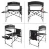 KingCamp Padded Outdoor Director Chair With Side Table, Integrated Cupholder, & Pockets For Camping, Sporting Events, Or Picnics, Black/Grey (2 Pack) -Coleman Camp Shop GUEST e00ac454 db16 495d b4f1 54118016be52