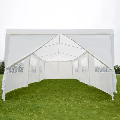 Costway 10'x30'Heavy Duty Gazebo Canopy Outdoor Party Wedding Tent 6 Costway 10'x30'Heavy Duty Gazebo Canopy Outdoor Party Wedding Tent - Image 4