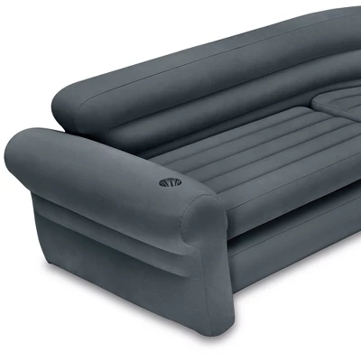 Intex Inflatable Couch Sectional, Gray & Intex Inflatable Couch Sectional, Beige 6 Intex Inflatable Couch Sectional, Gray & Intex Inflatable Couch Sectional, Beige - Image 4