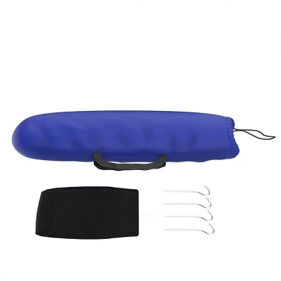 Beach Tent / Sun Shelter For Shade With UV Protection And Water Resistant Coating For Sports Events And More With Carry Bag By Wakeman Outdoors (Blue) 3 Beach Tent / Sun Shelter For Shade With UV Protection And Water Resistant Coating For Sports Events And More With Carry Bag By Wakeman Outdoors (Blue)