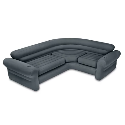 Intex Inflatable Couch Sectional, Gray & Intex Inflatable Couch Sectional, Beige 3 Intex Inflatable Couch Sectional, Gray & Intex Inflatable Couch Sectional, Beige