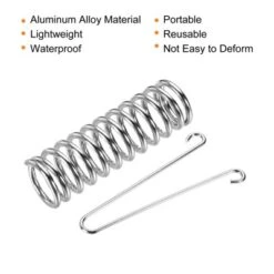 Unique Bargains Tent Spring Buckle Heavy Type Stainless Steel Rope Tensioner Silver 4.7"x1.5" 9 Unique Bargains Tent Spring Buckle Heavy Type Stainless Steel Rope Tensioner Silver 4.7"x1.5" -Coleman Camp Shop GUEST ea21ad4a e639 4456 9632 bae5a4b53a47