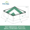 Party Tents Direct Weekender Outdoor Canopy Pole Tent, Green, 20 Ft X 20 Ft 2 Party Tents Direct Weekender Outdoor Canopy Pole Tent, Green, 20 Ft X 20 Ft -Coleman Camp Shop GUEST ea78b6ad 3824 4bc7 b528 f6e2441c9322