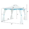 Costway 2 Tier 10'x10' Patio Gazebo Canopy Tent Steel Frame Shelter Awning W/Side Walls -Coleman Camp Shop GUEST eaae3edb 9ae9 4b17 a57d f6445fa90718