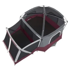 CORE Spacious 11-Person Family Outdoor Camping Cabin Tent With Screen Room, Rain Fly, Ground Stakes, And Carrying Bag, Wine (3 Pack) -Coleman Camp Shop GUEST ee79f876 bd88 433f bc9a 0acfe533fa53