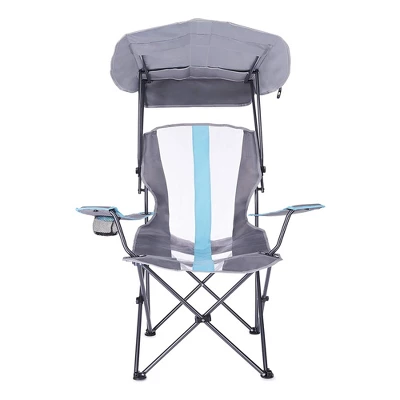 Kelsyus Premium Portable Camping Folding Outdoor Lawn Chair W/ 50+ UPF Canopy, Cup Holder, & Carry Strap, For Sports, Beach, Lake, Pool 5 Kelsyus Premium Portable Camping Folding Outdoor Lawn Chair W/ 50+ UPF Canopy, Cup Holder, & Carry Strap, For Sports, Beach, Lake, Pool - Image 3