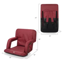 Picnic Time Ventura Stadium Seat - Burgundy -Coleman Camp Shop GUEST f1af2ed7 e587 4848 86c5 bbf709ef0b75