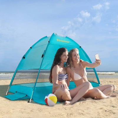 Alvantor Outdoor Instant Pop Up Sun Shade Canopy 2 People Beach Shelter Tent Turquoise 3 Alvantor Outdoor Instant Pop Up Sun Shade Canopy 2 People Beach Shelter Tent Turquoise