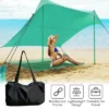 Costway Family Beach Tent Canopy W/ 4 Poles Sandbag Anchors 7'x7' UPF50+ Green -Coleman Camp Shop GUEST f39a1345 6101 40f9 9439 92e7c3b07536