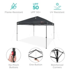 Best Choice Products 10x10ft Easy Setup Pop Up Canopy Instant Portable Tent W/ 1-Button Push, Carry Case -Coleman Camp Shop GUEST f488fd76 04ce 4cbe a30f dae4419b177c