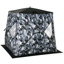 Outsunny 2 Person Insulated Ice Fishing Shelter Pop-Up Portable Ice Fishing Tent With Carry Bag And Anchors For -22℉ -Coleman Camp Shop GUEST f96d8d38 13ef 489d b1d3 b7aacf8fd8f0