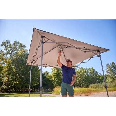 Coleman Oasis Lite Canopy 7'x7' One Peak Sunwall Beach Shelter Tent - Black 7 Coleman Oasis Lite Canopy 7'x7' One Peak Sunwall Beach Shelter Tent - Black - Image 5